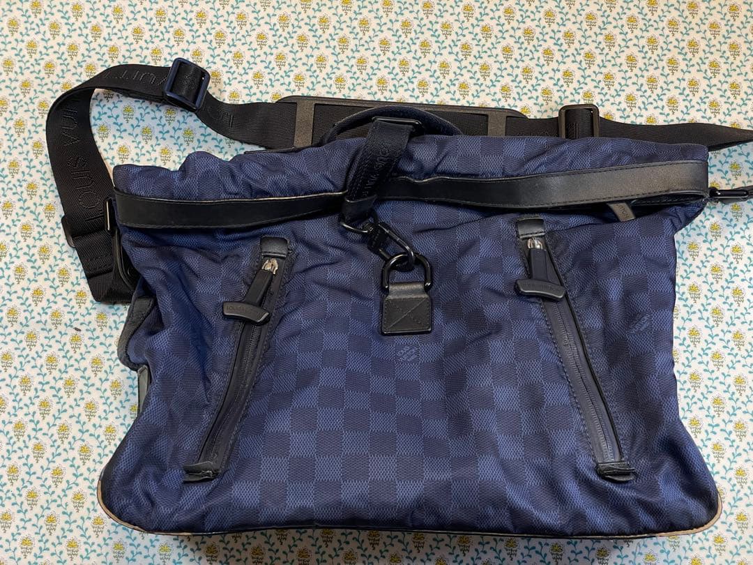 ジ*ニ様 LV ルイヴィトン　ダミエ　チャレンジカップ　ソラーノ ネイビー　N4 ジ*ニ様 LV ルイヴィトン ダミエ チャレンジカップ ソラーノ ネイビー