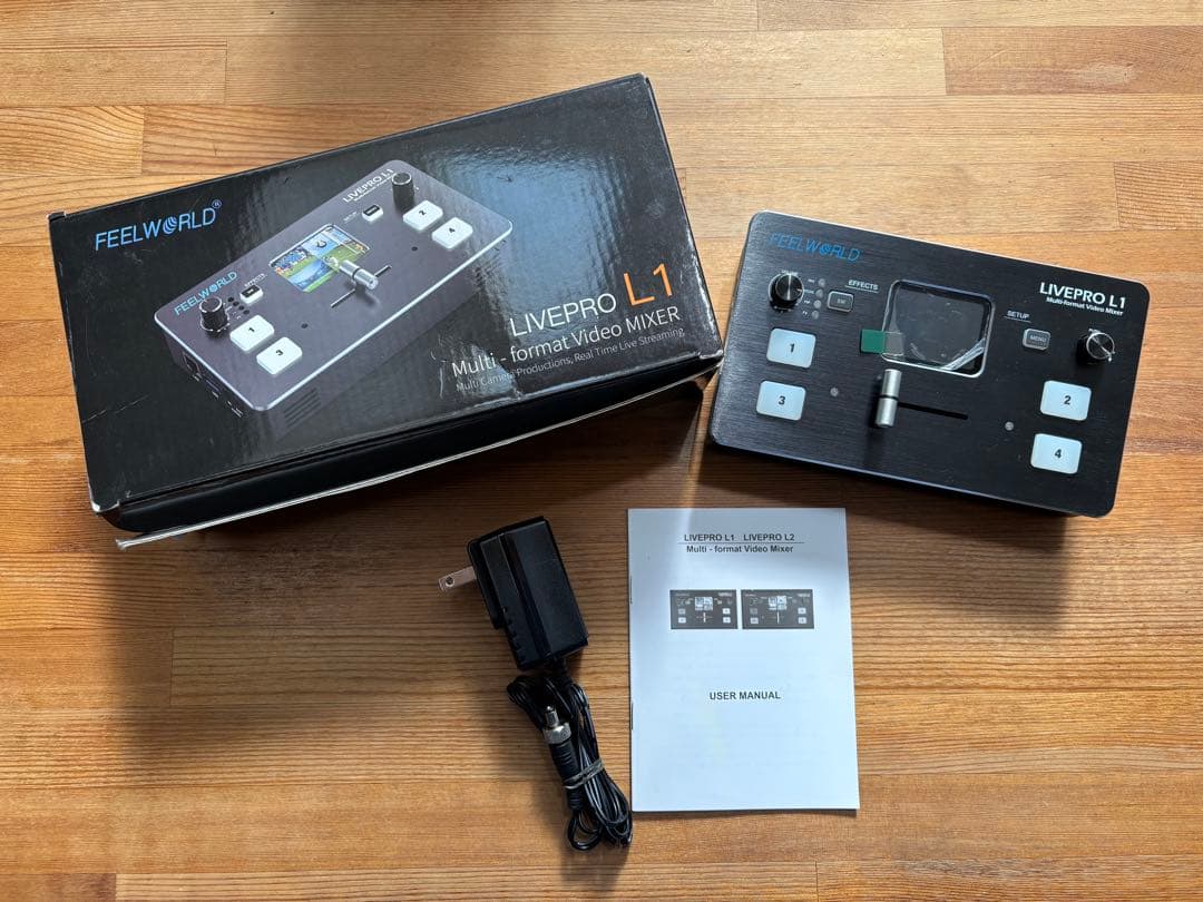 FEELWORLD LIVEPRO L1ビデオミキサースイッチャー FEELWORLD L1 PLUS マルチカメラ ビデオ ミキサー スイッチャー ライブ