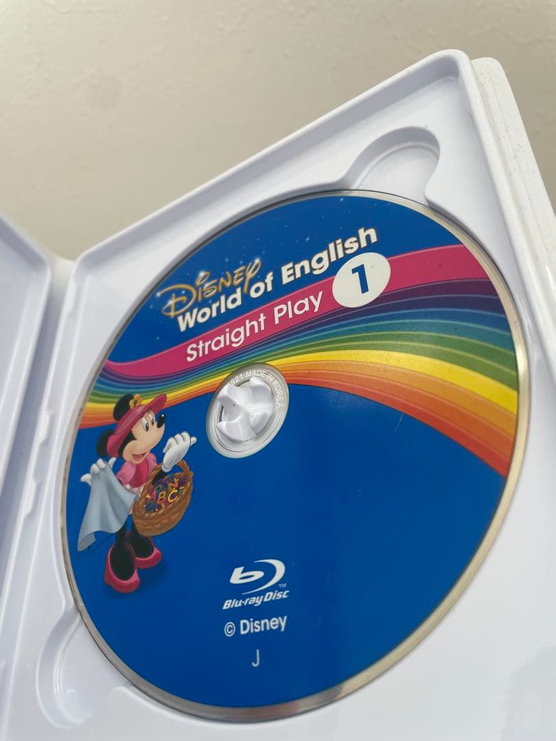 DWE ディズニー英語システム ストレートプレイブルーレイ 美品 529