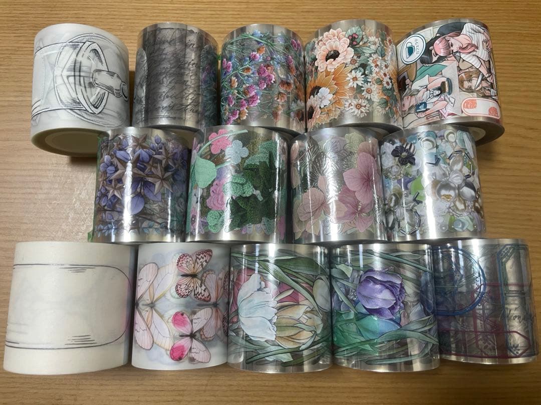 台湾　Loidesign 中古マスキングテープ 樂意Loidesign]刺繍柄 Nanduti クリアPETテープ(剥離紙付き) 台湾