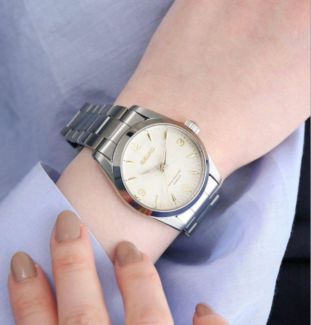 SEIKO セイコー Exclusive IENA　HIROB クオーツ 腕時計 SEIKO / セイコー】Exclusive IENA x HIROB 30mm White 別注（新品