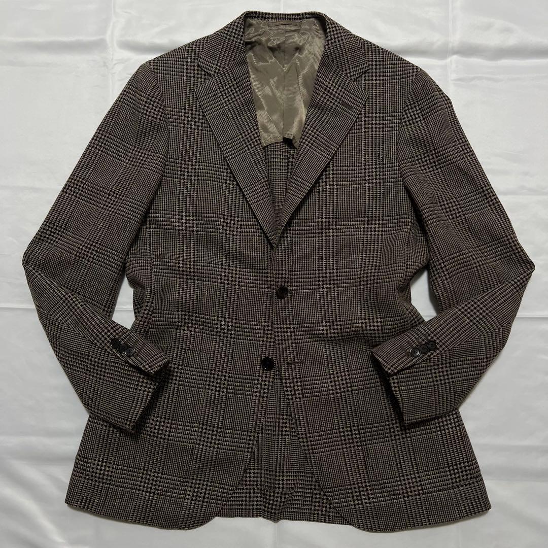 極美品✨️BEAMS F ビームスエフ ジャケット シルク混 ブラウン チェック BEAMS F（ビームスF）のメンズのジャケット通販｜BEAMS