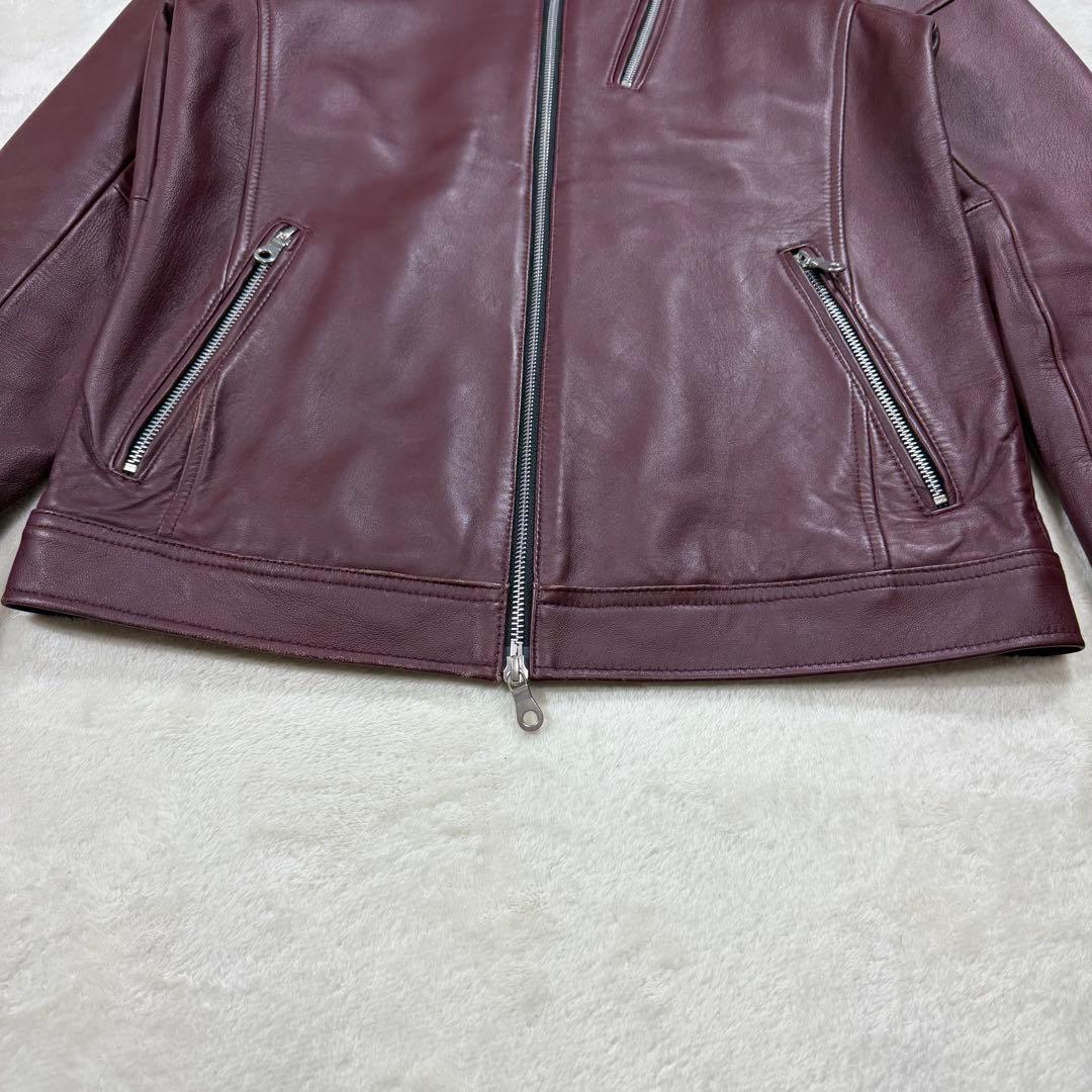 ラトルトラップ シープレザーシングルライダースジャケット 羊革