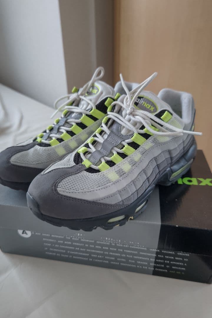 ナイキ エアマックス95 ネオン 2015 GS ナイキ エアマックス95 ネオン 2015 GS ナイキ エアマックス95 ネオン