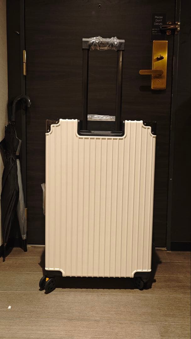 新品未使用 スーツケース Lサイズ アイボリー 大容量 キャリーバッグ 特価 スーツケース 爆買 大容量 Lサイズ キャリーケース 93L 軽量設計