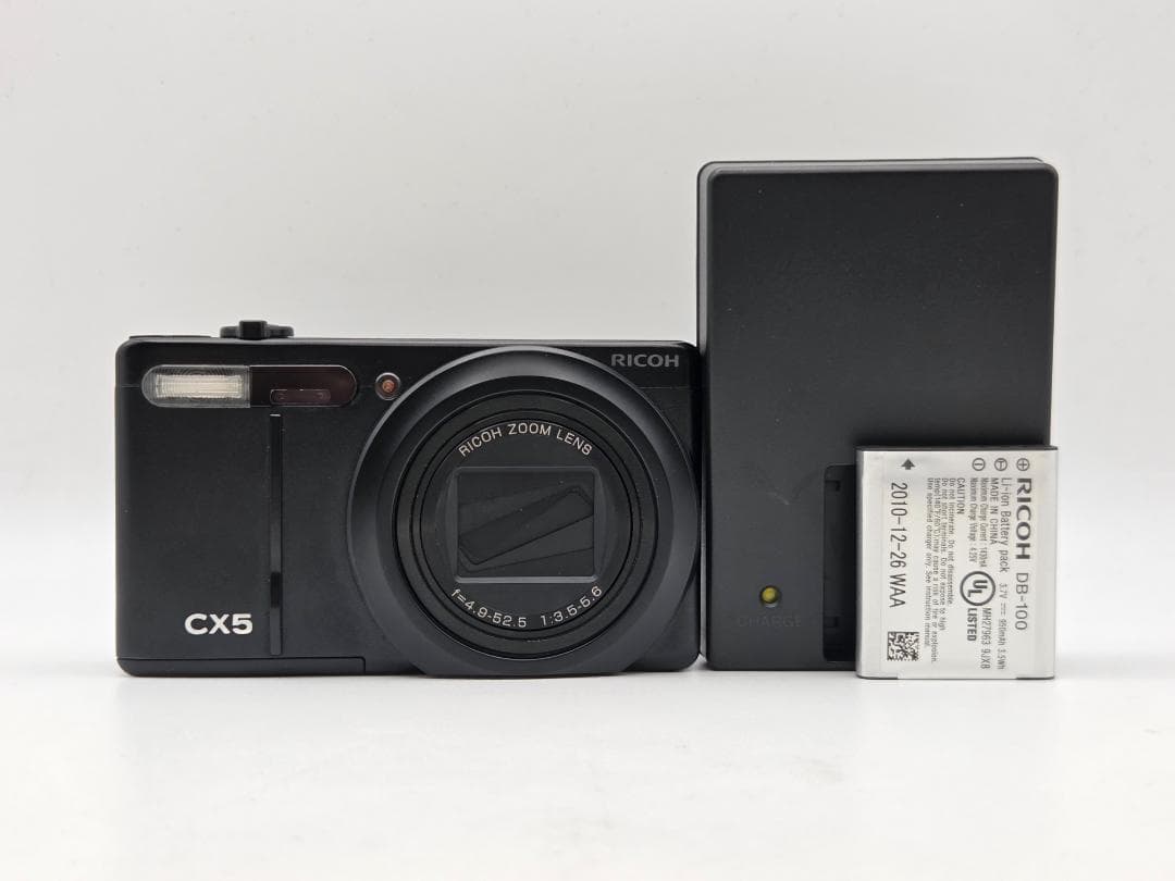 【美】リコー　RICOH CX5 ブラック コンパクトデジタルカメラ Amazon | RICOH ハイブリッドAFシステム搭載 光学10.7倍ズーム CX5