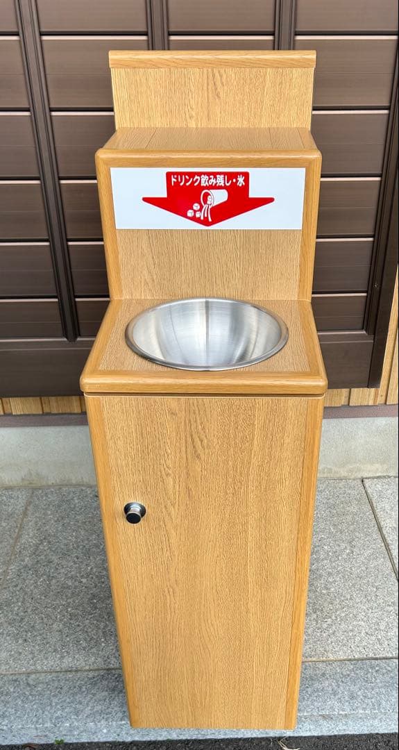 ドリンク 飲み残し ゴミ箱 ダストボックス ごみ箱 飲料缶 飲物 氷捨て　　♯3 楽天市場】木製ダストボックス 飲み残し回収器付ダストボックス 10L