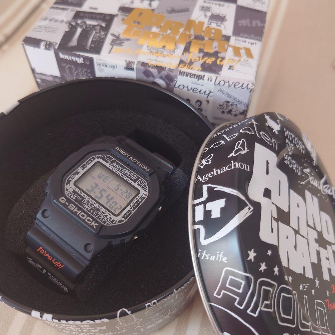 ポルノグラフィティ Gショック G-SHOCK 20周年 ラバップ限定 ポルノグラフィティ love up 20周年記念 CASIO G-SHOCK ブラック