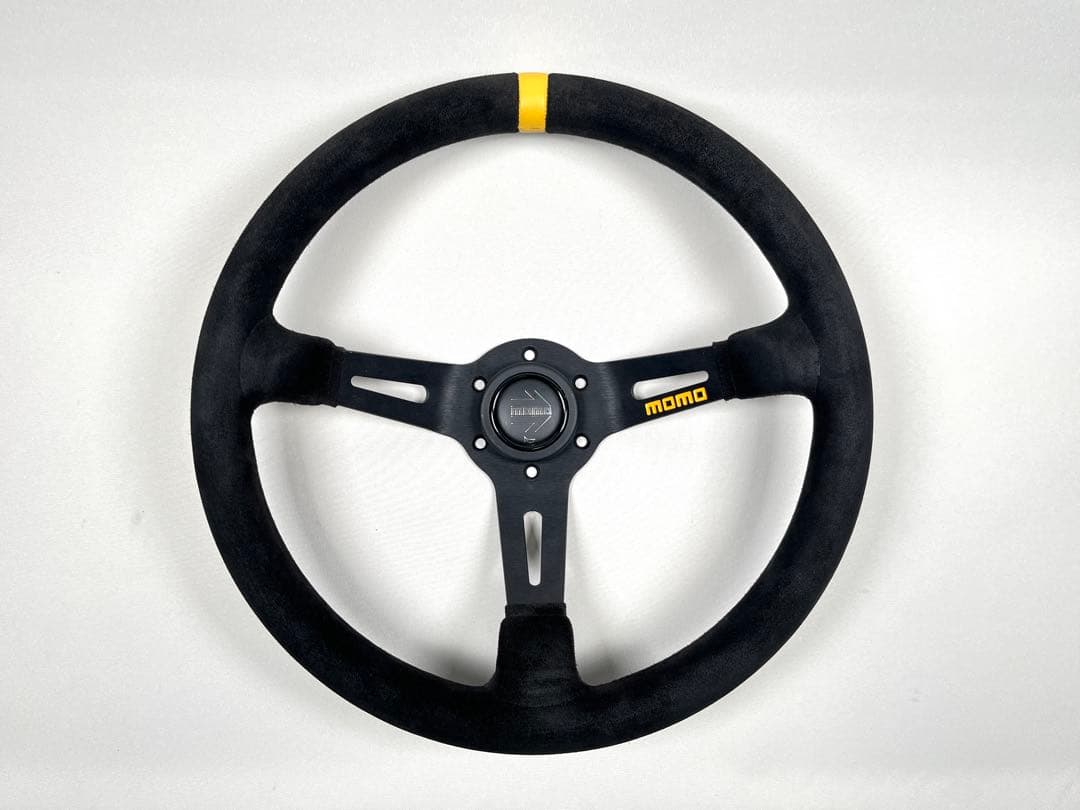 MOMO MOD.08 スエード 350mm M-60 90mmディープ 正規品 MOMO（モモ） ステアリング M-60 MOD.08(モデル08) 35φ スエード