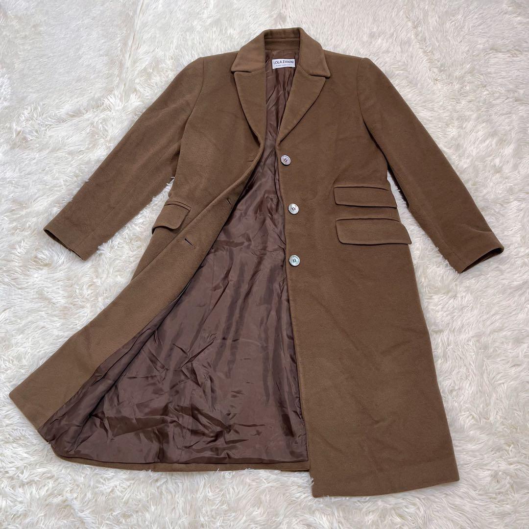 LOLA ZANINIイタリア製カシミヤ100% チェスターコート　ブラウン カシミヤ100% チェスターコート JUNKO SHIMADA JS homme【AOKI公式通販】