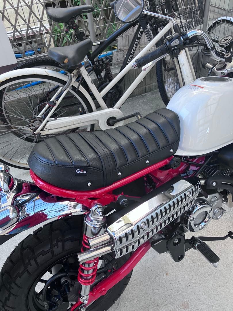 モンキー125 Gcraft SCシート 鋲付 G-Craft ASIA Gcraft Gクラフト SCシート(鋲打ち) モンキー125 ジー