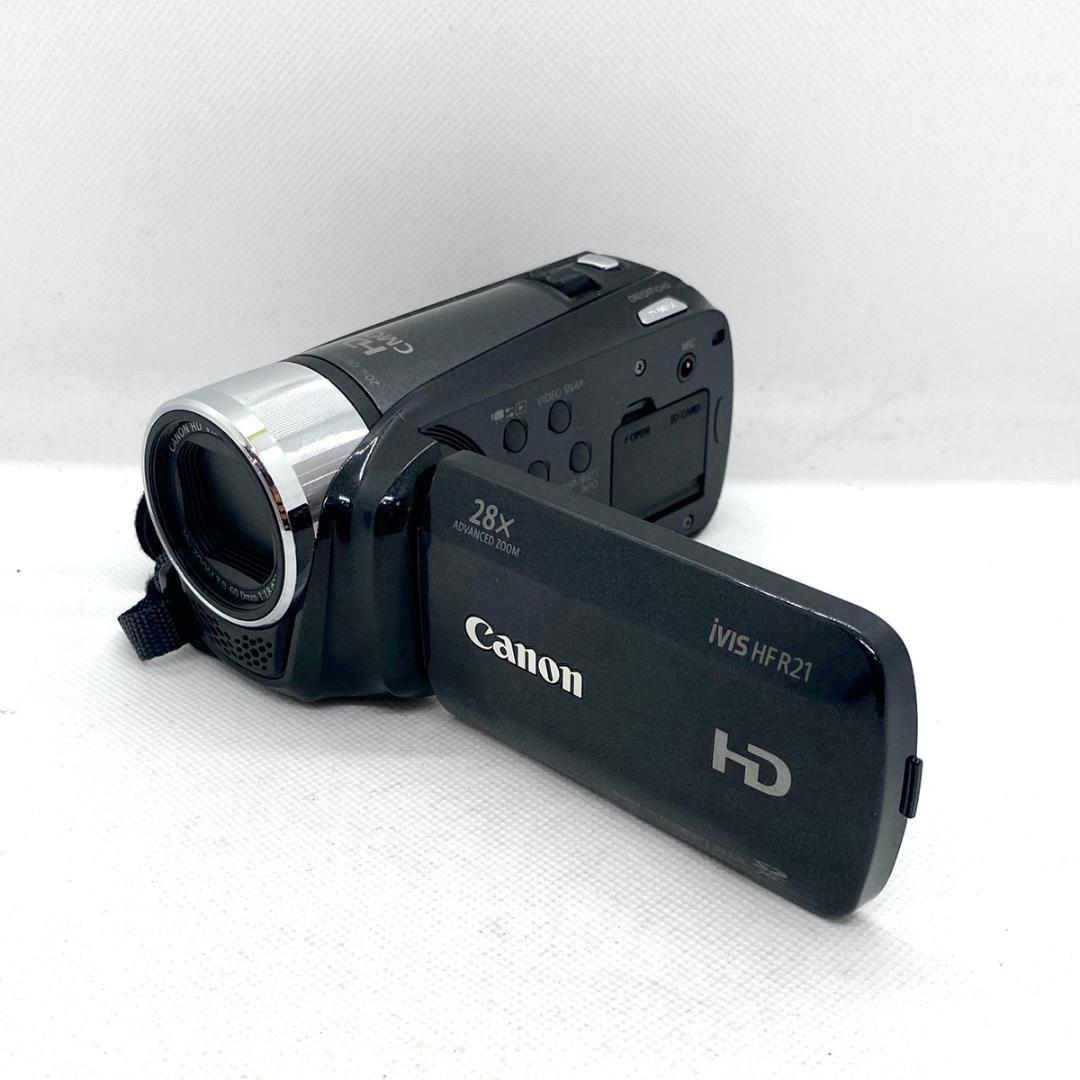 【C7077】Canon キヤノン iVIS HF R21 ビデオカメラ Amazon | Canon デジタルビデオカメラ iVIS HF R21 レッド IVISHFR21RD