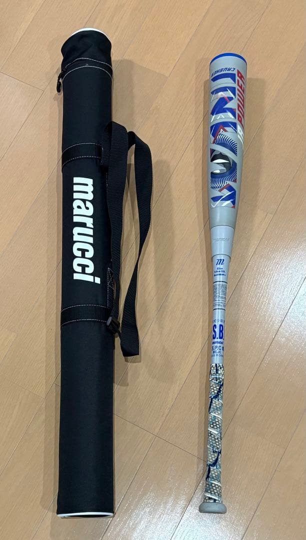 み*ん様 青　ワニクラッシャー　82センチ（新品バットケース付き） ワニクラッシャー青ワニ82センチ（新品バットケース付き） - メルカリ