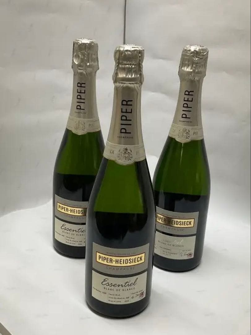 Essentiel Blanc de Blancs 3本セット　シャンパン シャンパーニュ パイパー・エドシック エッセンシエル ブラン・ド