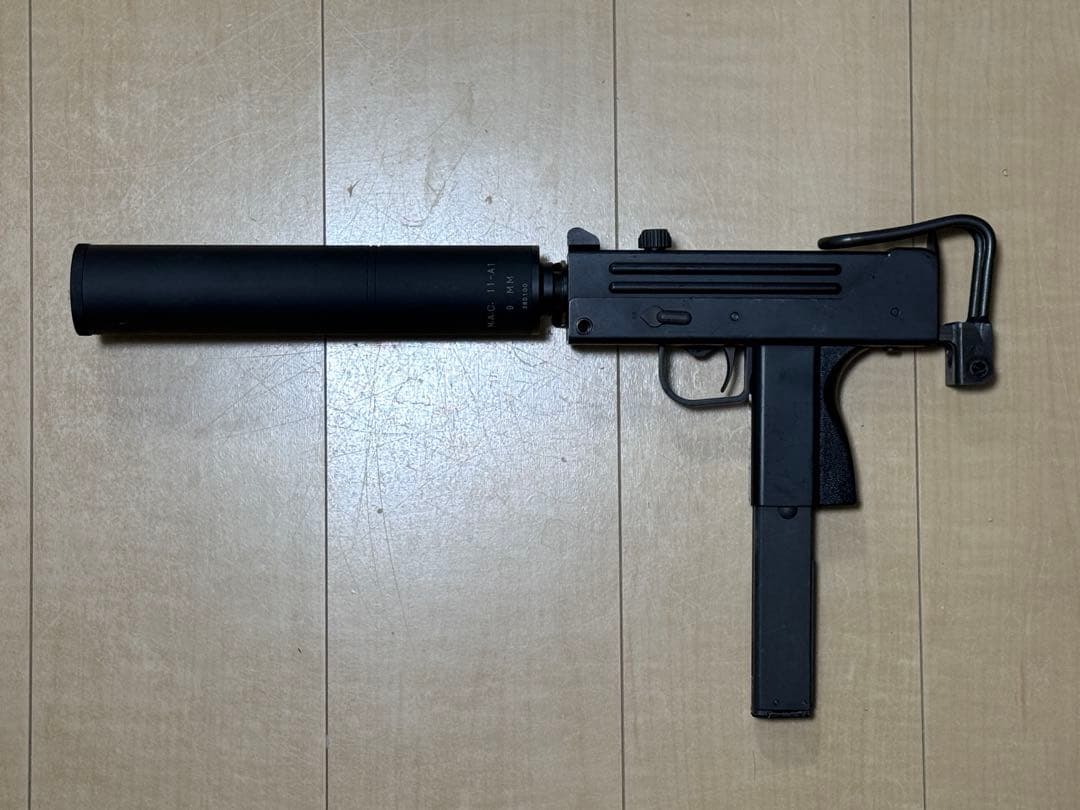 KSC イングラム M11　サイレンサー付　ガスブロ　ロングマシンガン Amazon.co.jp: HFC イングラム M11 ガスブローバック サブマシンガン