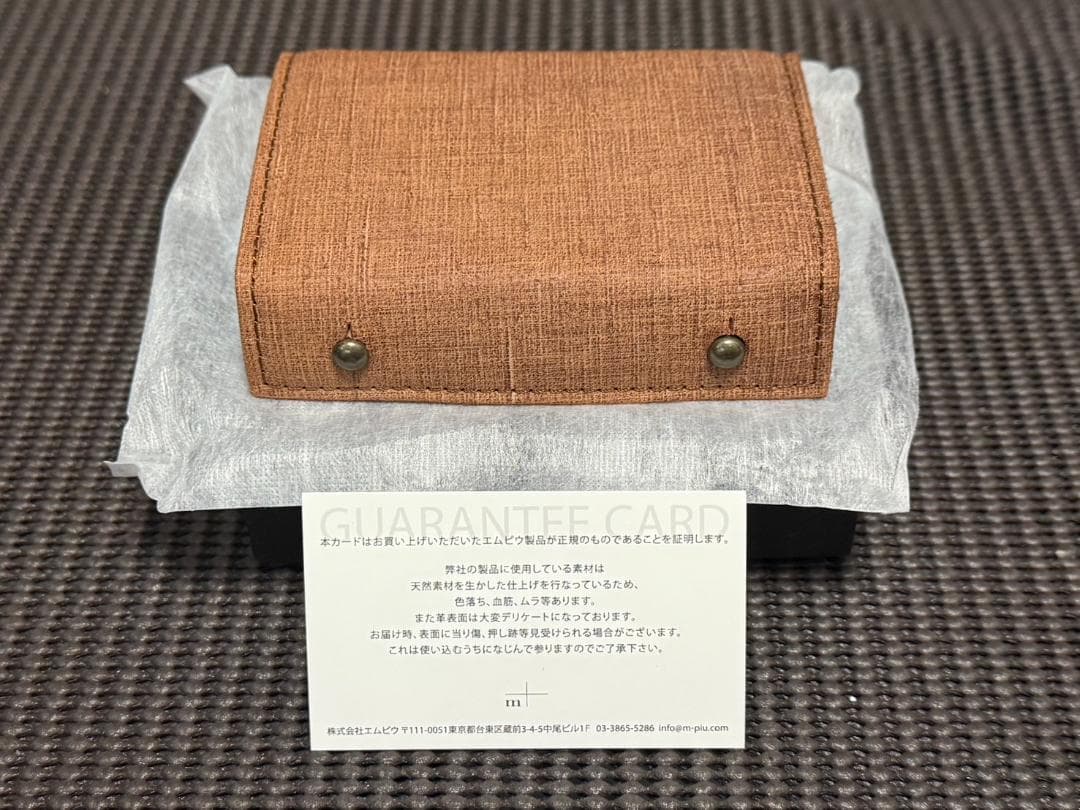 訳アリ m+ millefoglie II P25 quadretti チョコ m+ - 【送料無料対象外】「millefoglie II P25 quadretti」ミニ財布