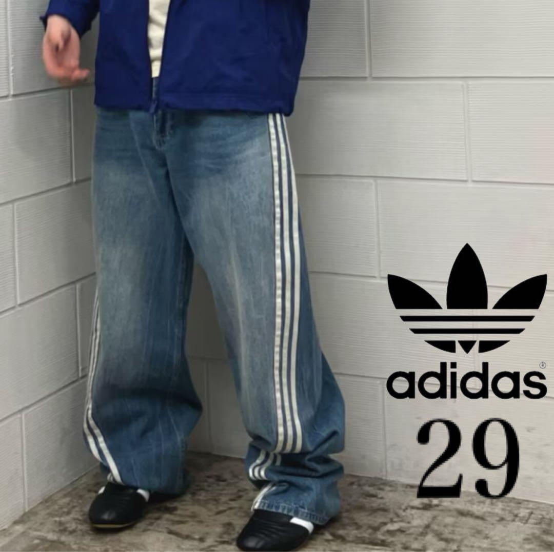 29新品】Adileniumシーズン3 ルーズフィット デニムパンツ インディゴ adidas Originals - 31新品】Adileniumシーズン3 ルーズフィット