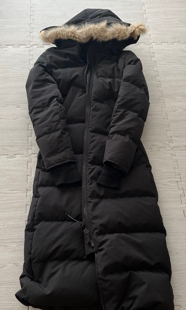   Mystiqueブラック ロングダウン　2XS CANADA GOOSE カナダグース ダウンコート/MYSTIQUE PARKA ミスティーク