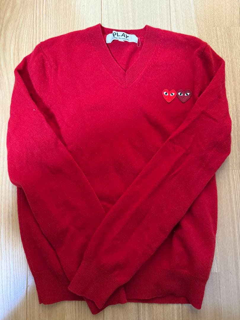 COMME des GARCONS コムデギャルソン　ニット COMME des GARCONS（コムデギャルソン） アップリケデザイン変形ニット