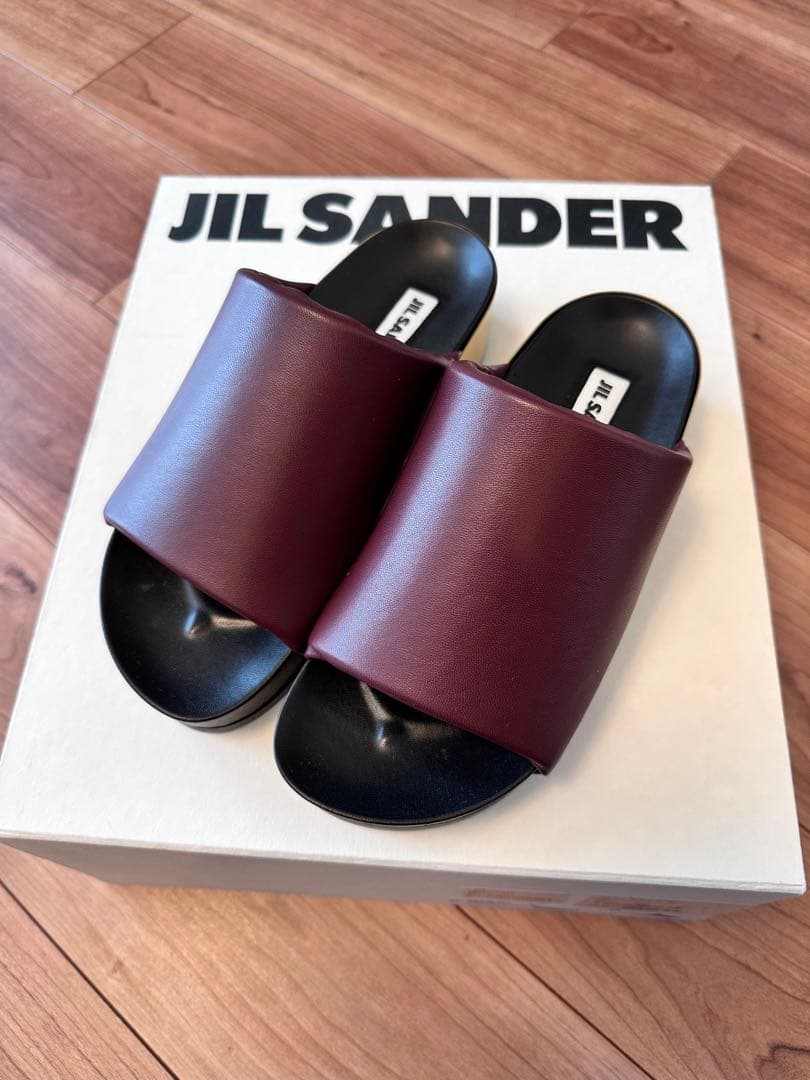 ジルサンダー　JIL SANDER ボルドー　サンダル ジル・サンダー (JIL SANDER)レディース/ミュール＆サボサンダルの通販