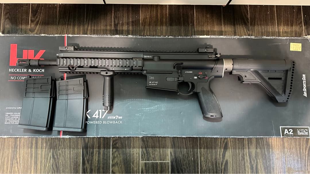 KSC HK417A2 ガスガン マガジン2つ付き セット KSC HK417A2 ガスガン マガジン2つ付き セット KSC HK417A2 ガスガン