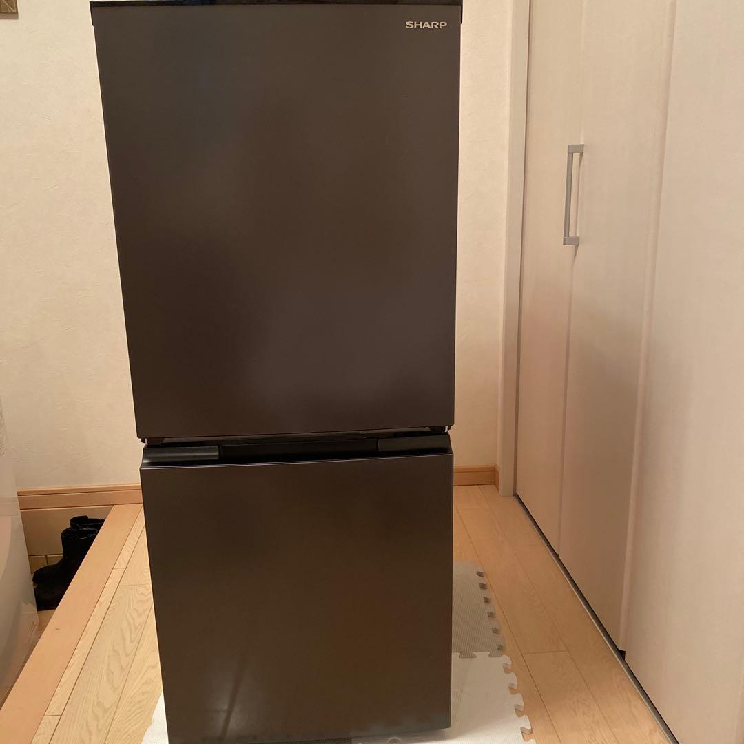 【超美品】SHARP ブラック冷蔵庫　SJ-D15K-H 2024年製152L 3d06db65f1c7befce72bd49a1c55b7