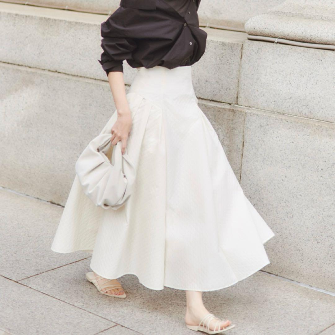 【年末最終セール】FRAY I.D キルティング フレアスカート FRAY.ID フレイアイディー キルティング フレアスカート ロング丈 M 1