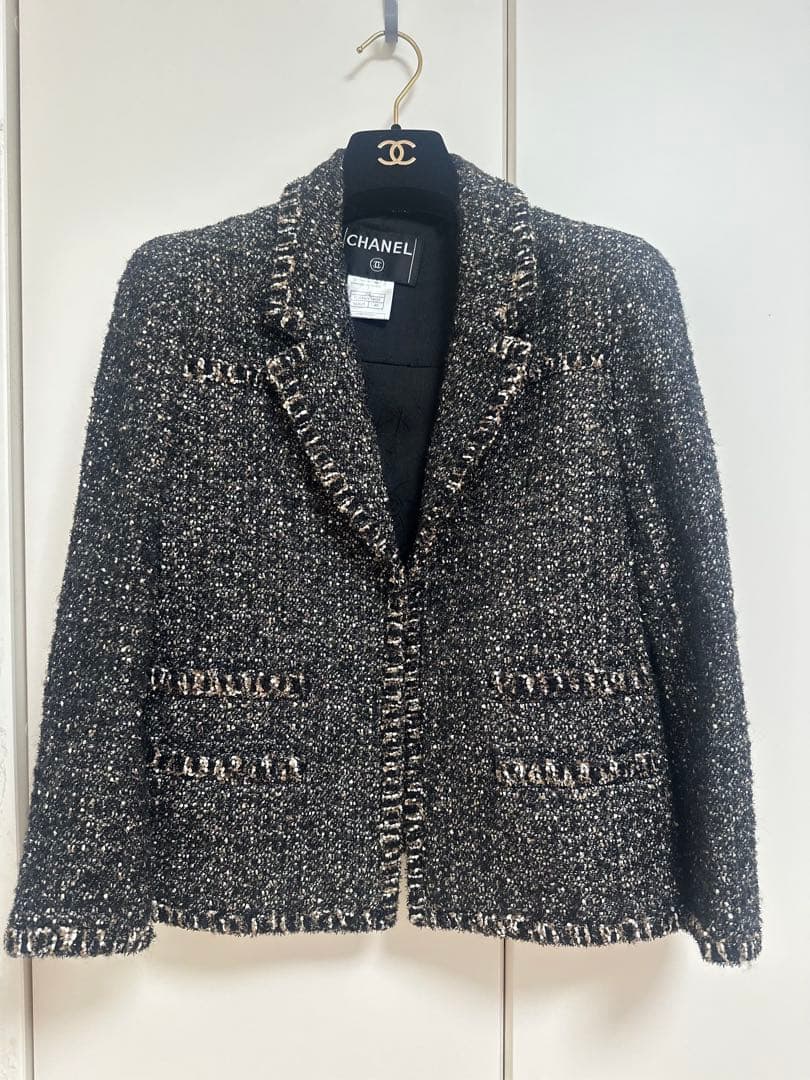 CHANEL シャネル　テーラード　ツイード40 CHANEL（シャネル） 美品 希少品 ヴィンテージ 04P ココマーク ボタン