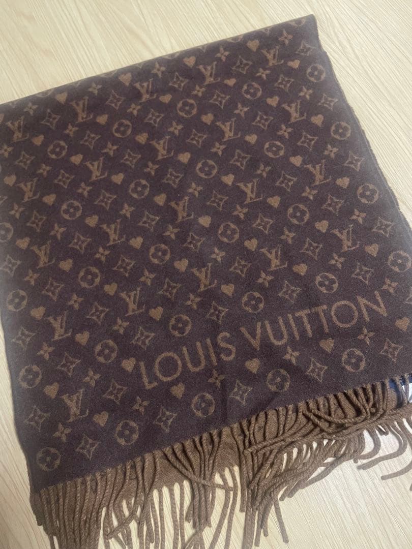 LOUIS VUITTON モノグラムマフラー ブラウン LOUIS VUITTON（ルイ・ヴィトン） マフラー レディース ブランド