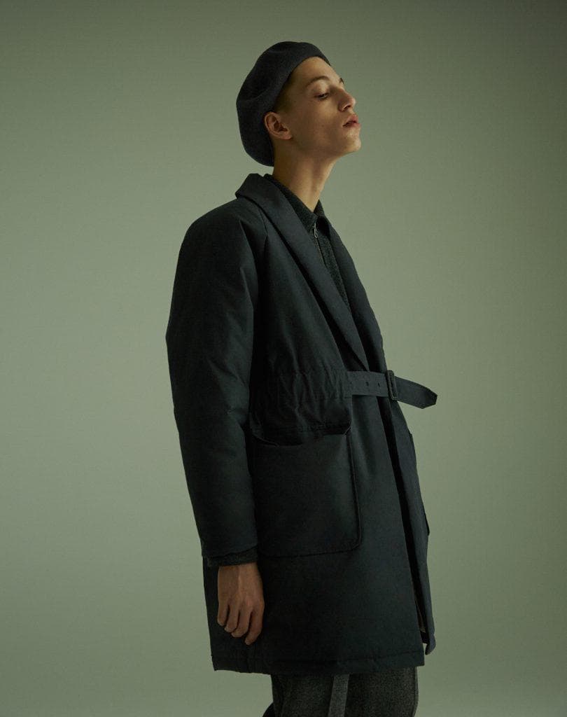 美品 UNITUS ユナイタス Belted Shawl Coat ブラック L Lois Longline Belted Double Face Wool Coat – Vivian Seven