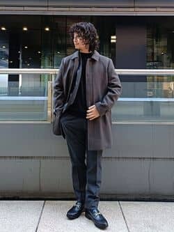 WEB限定 WARDROBE SMART】PE メルトン バルカラーコート